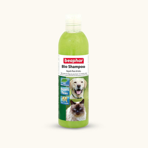 Beaphar Bio Flea & Tick Shampoo For Dogs & Cats, 250 Ml