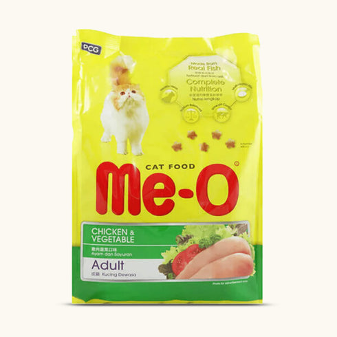 Me-O Chicken and Vegetables Adult Cat Dry Food