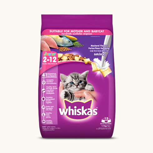 Whiskas Mackerel Dry Kitten Food