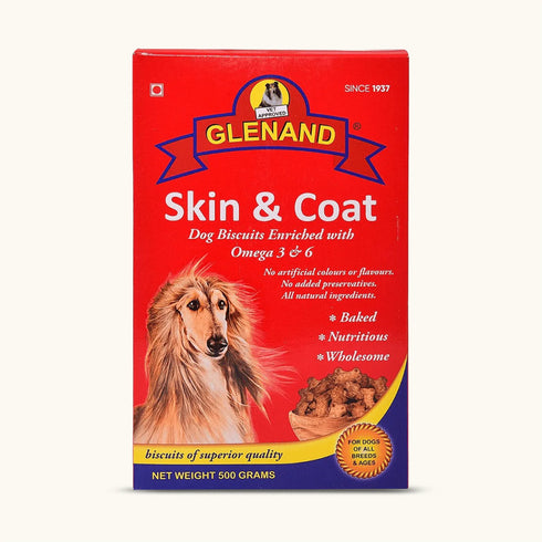 Glenand Skin and Coat Biscuit Dog Treats
