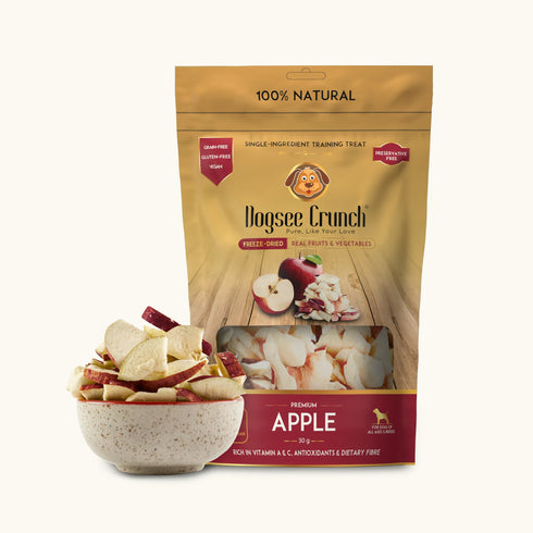 Dogsee Crunch Freeze Dried Apple Dog Treats