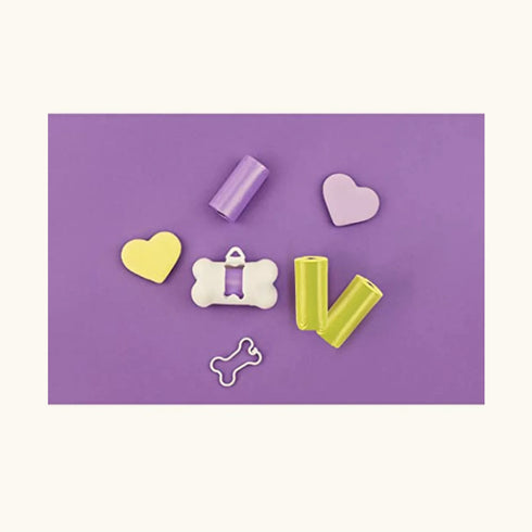 Trixie Poop Bags for Dogs. Lemon Scented (Yellow)