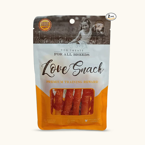 Rena Love Snack Chicken Wrap Cheese Sticks Dog Treats