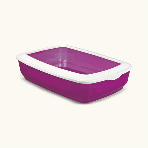 Trixie Brisko Litter Tray with Rim for Cats (Assorted)