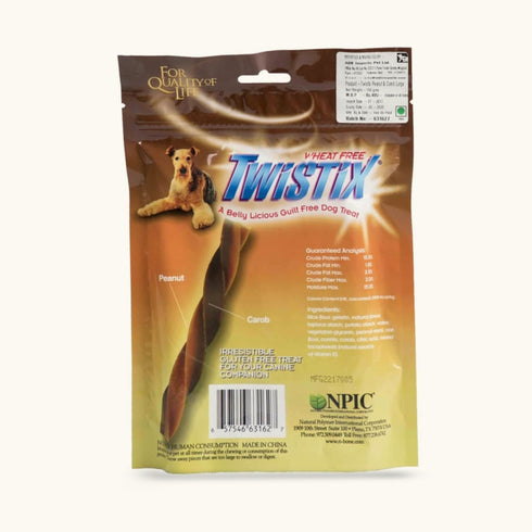 NPIC Twistix Peanut & Carob Flavor Dog Treat
