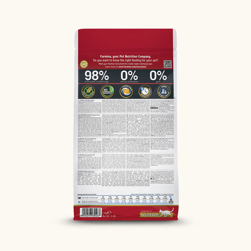 Farmina N&D Prime Chicken & Pomegranate Neutered Adult Grain Free Dry Cat Food