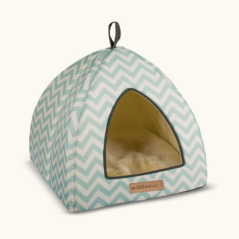 M-Pets Tasmania Tipi Green Cat Bed