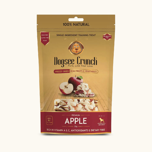 Dogsee Crunch Freeze Dried Apple Dog Treats