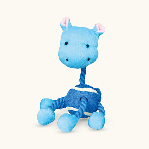 Trixie Animal Figures Dog Toy with Ball and Rope - Assorted