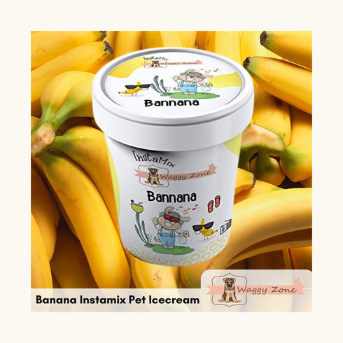 Waggy Zone Banana Ice Cream for Dogs