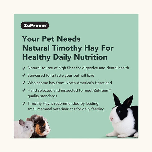 Zupreem Nature's Promise Western Timothy Dry Hay for Small Animals
