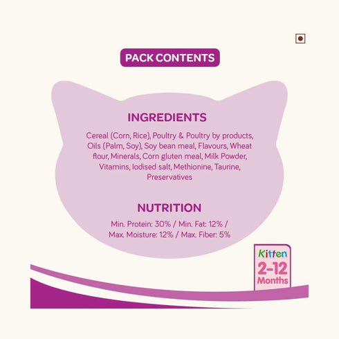 Whiskas Mackerel Dry Kitten Food