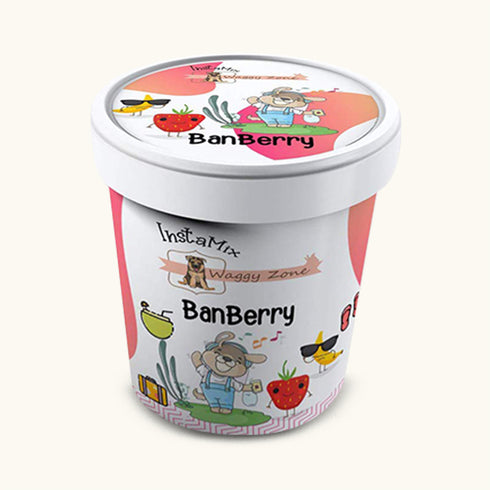 Waggy Zone Banberry Ice Cream for Dogs