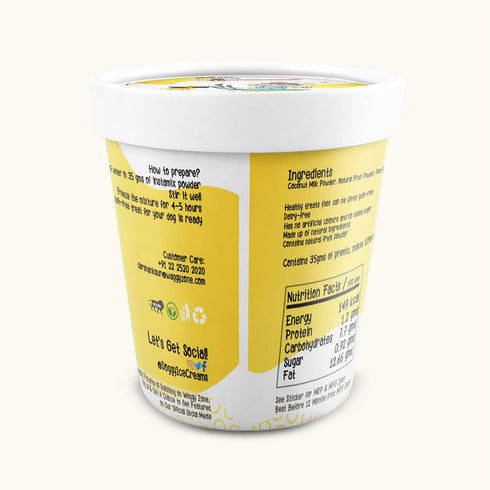 Waggy Zone Banana Ice Cream for Dogs
