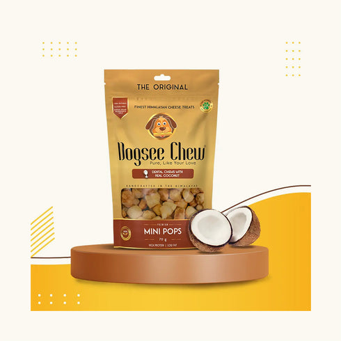 Dogsee Chew 100% Natural Yak Cheese Mini Pops Dog Treat