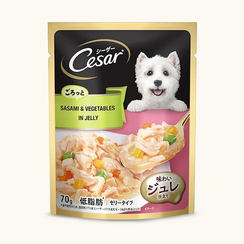 Cesar Sasami & Vegetables in Jelly Adult Dog Wet Food