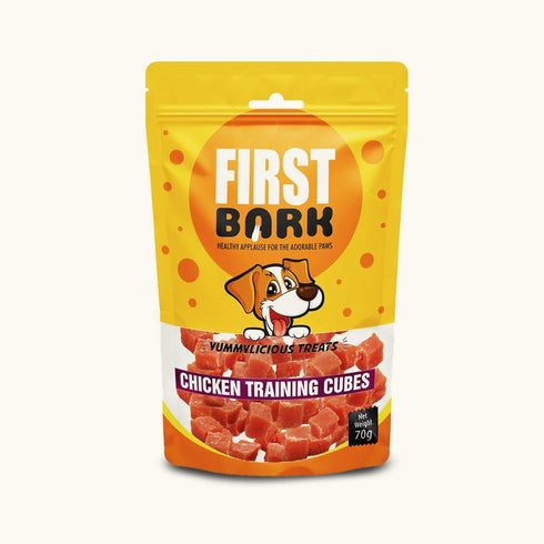 First Bark Chicken Training Cubes Dog Treat