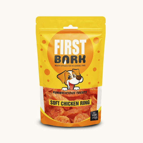 First Bark Soft Chicken Ring Dog Treats