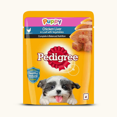 Pedigree Chicken Liver in Loaf with Vegetables Puppy Wet Food