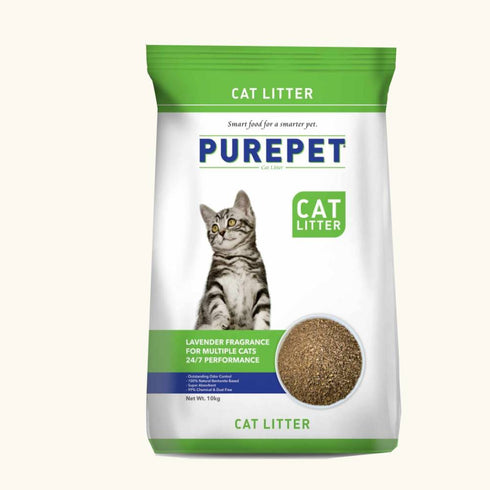 Purepet Clumping Cat Litter Lavender Flavour