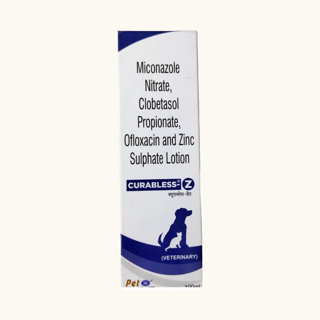 Mankind Curabless Z Lotion for Dogs and Cats