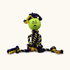 Petsports Braided Rope Rasta Man with Tennis Ball Dog Toy | Pet Warehouse