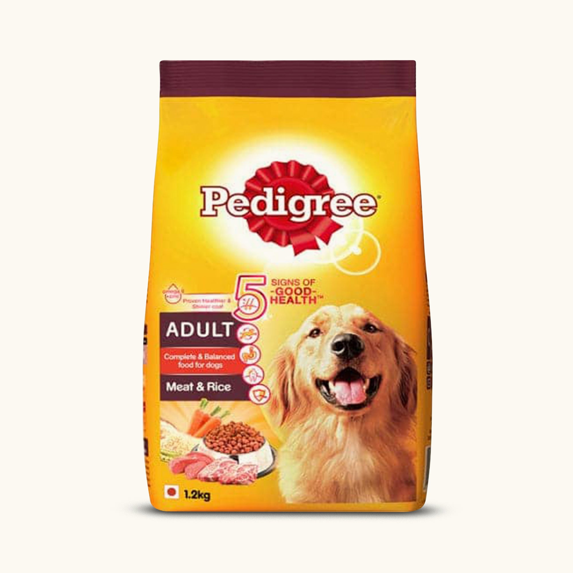Pedigree Meat & Rice Adult Dog Dry Food